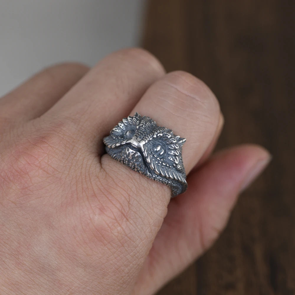 Silver Lizard Ring