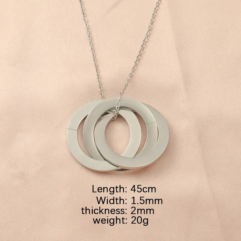 Interlocking Circle Necklace