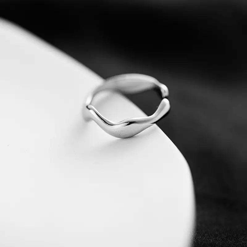 Gold Ripple Ring