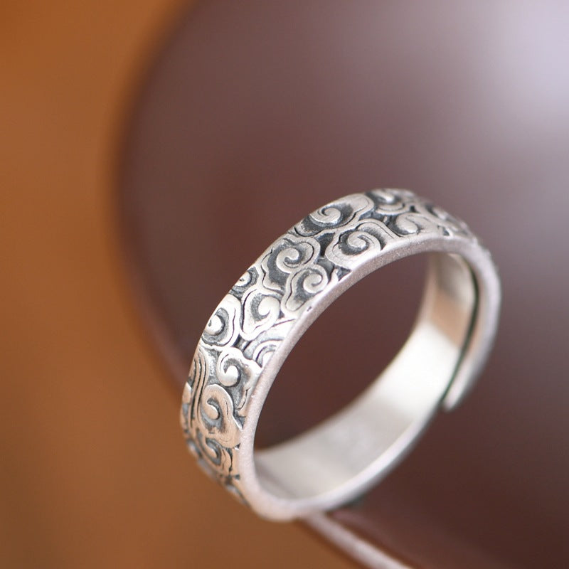 Wind Auspicious Cloud Pattern Ring