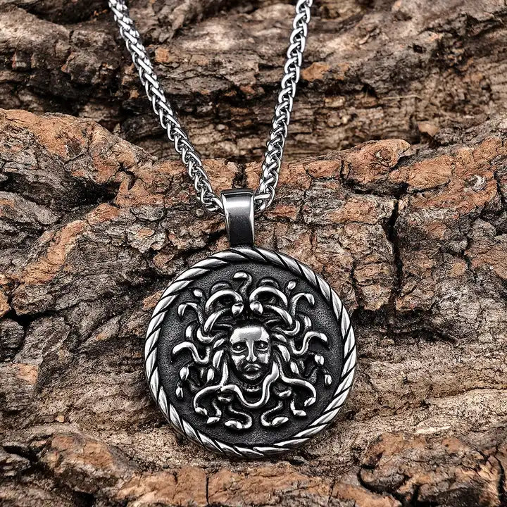 Medusa Snake Pendant