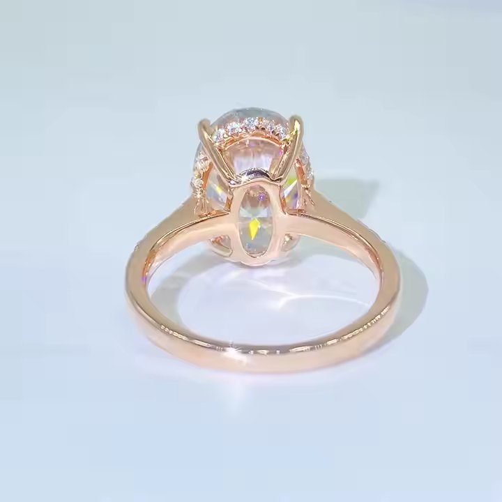 Oval Sparkle Ring