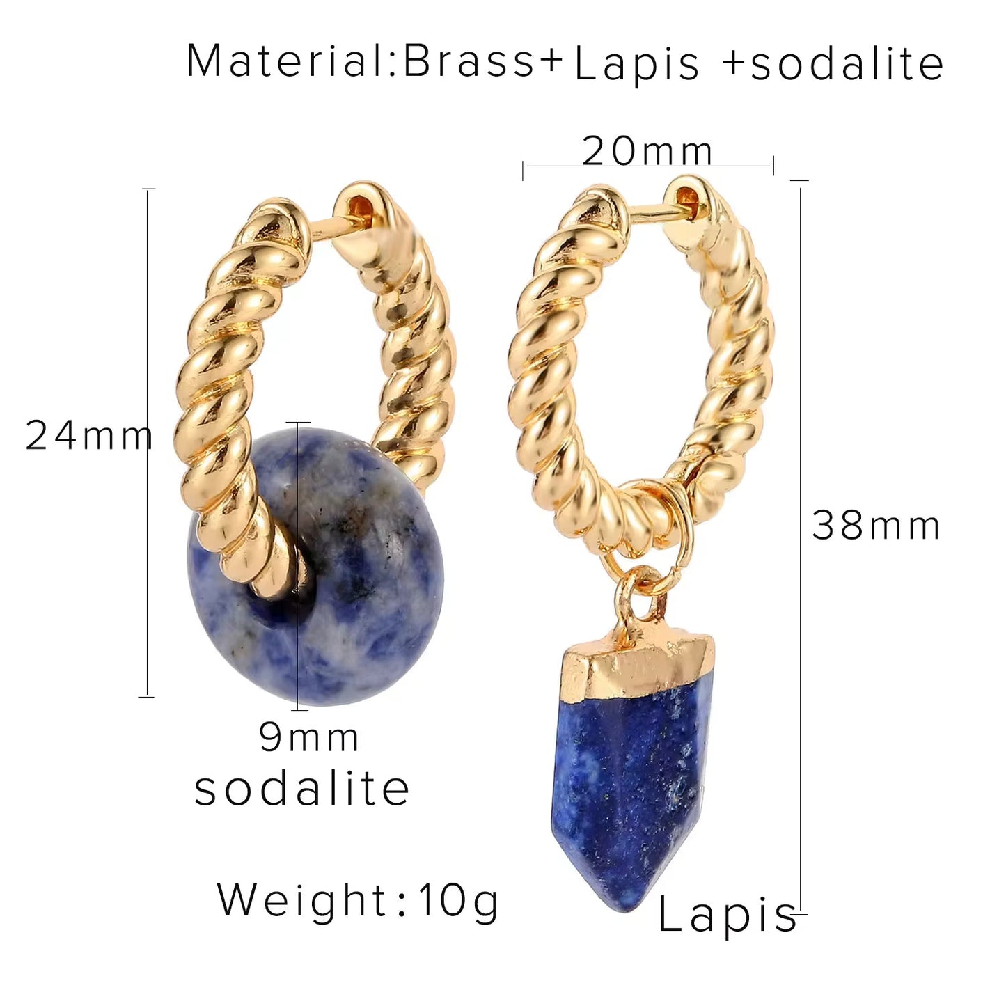 Baroque Pearl Hoops