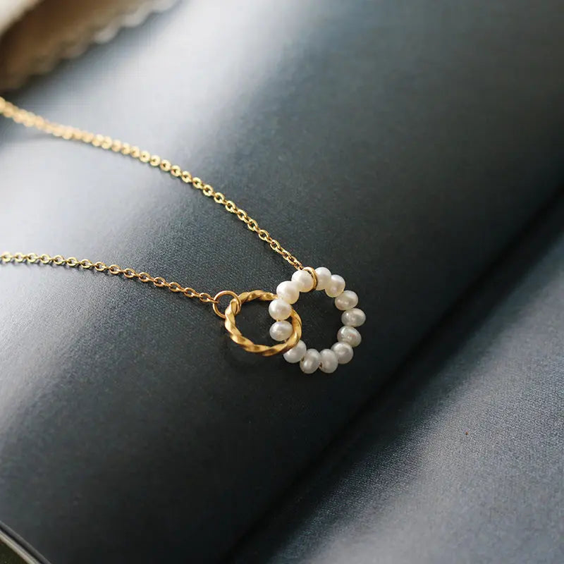 Pearl Circle Necklace