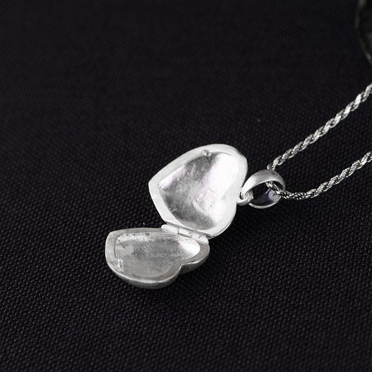 Oil Drop Heart Necklace