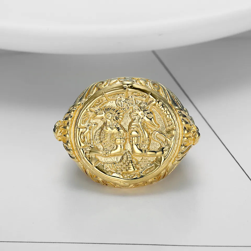 Anubis Gold Ring