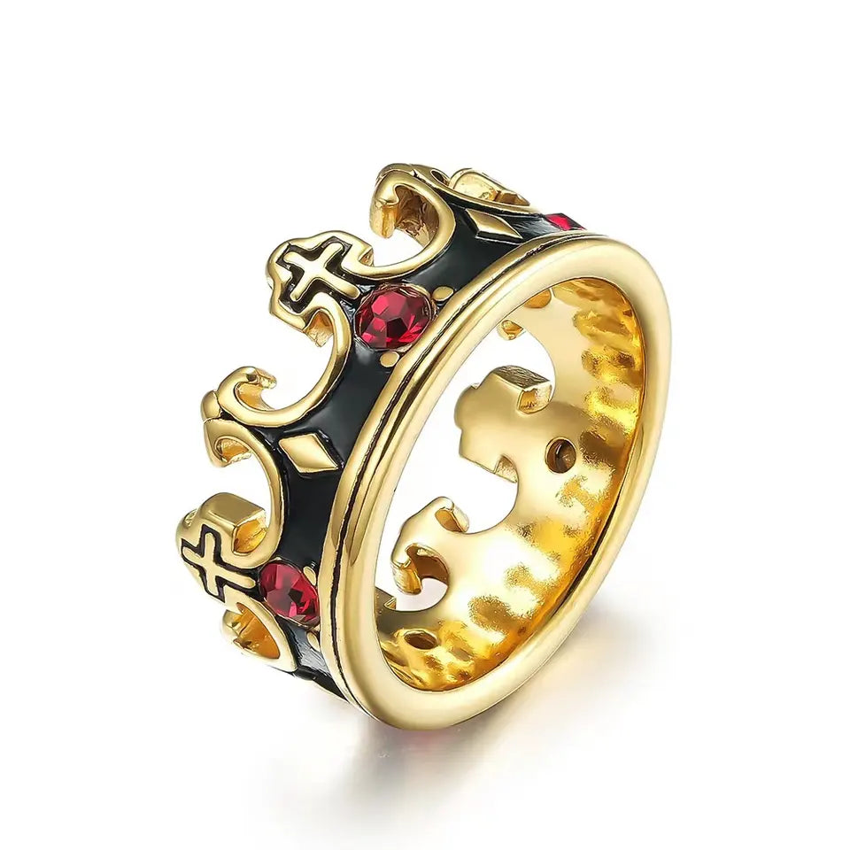 Royal King Crown Ring