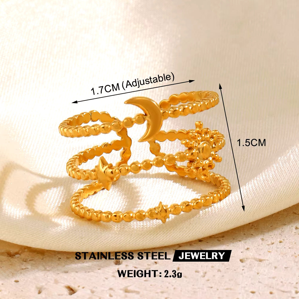 Gold Stack Rings