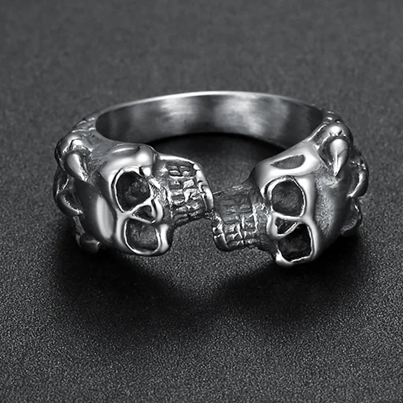 Silver Skull Ring