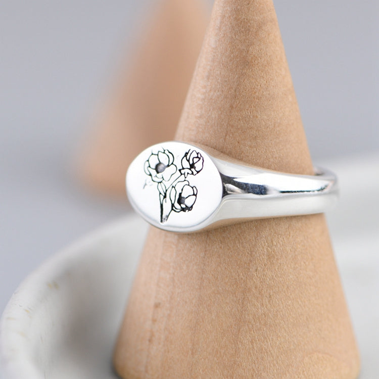 Smooth Rose ring