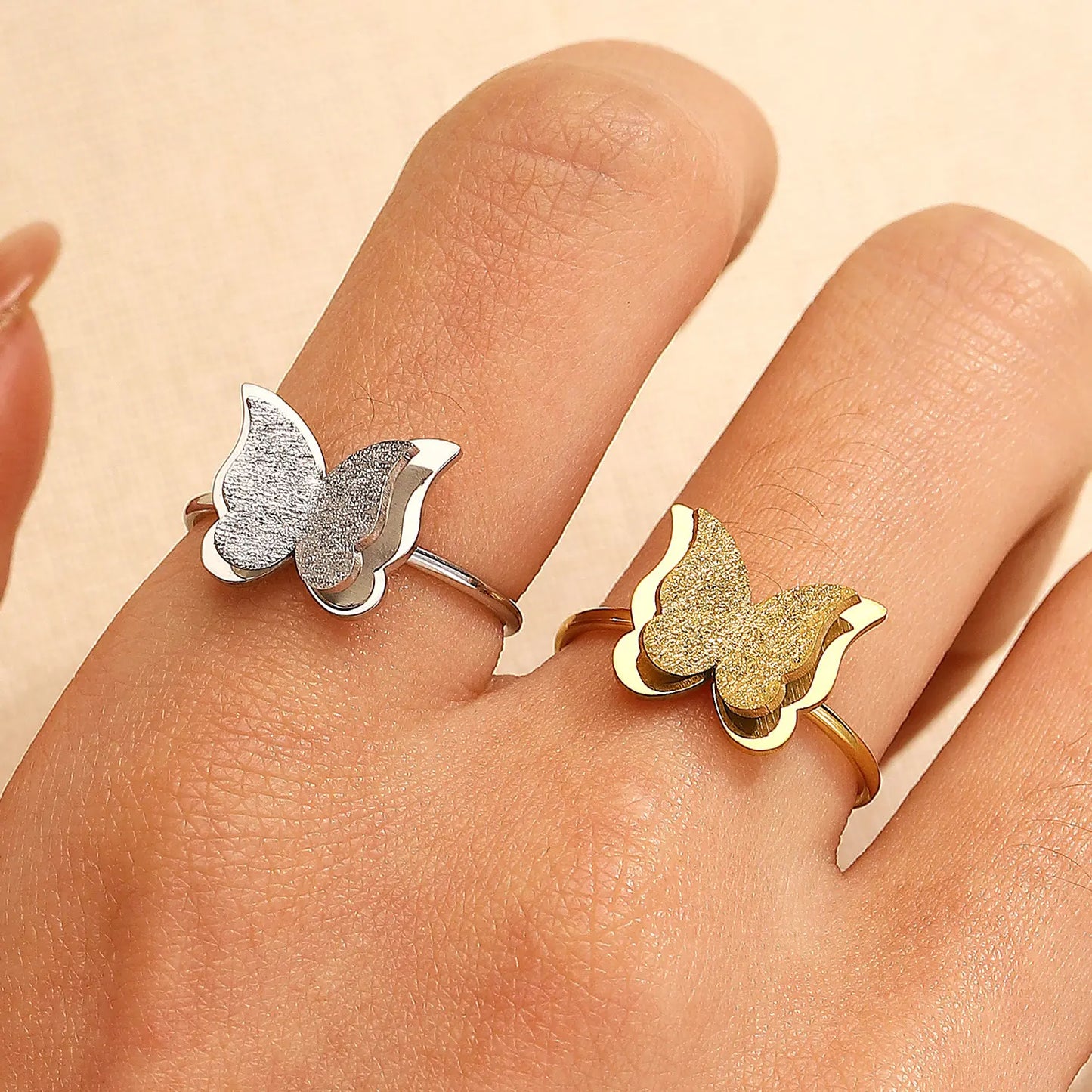 Butterfly Band Ring