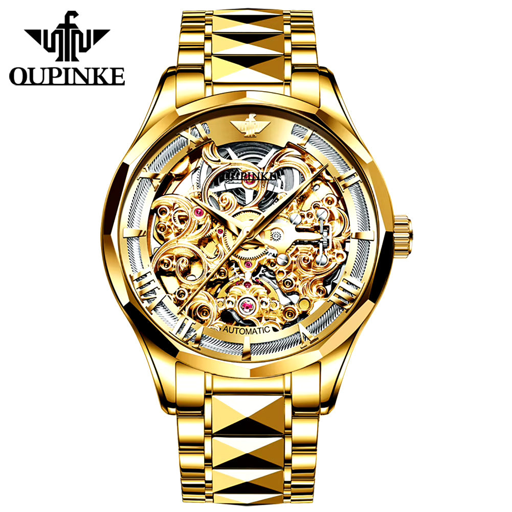 Silver Tourbillon Watch