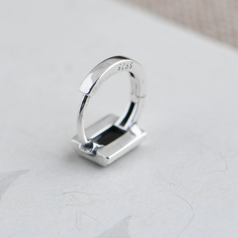 Square Zircon Earrings