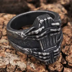 Skeleton Coffin Ring Men