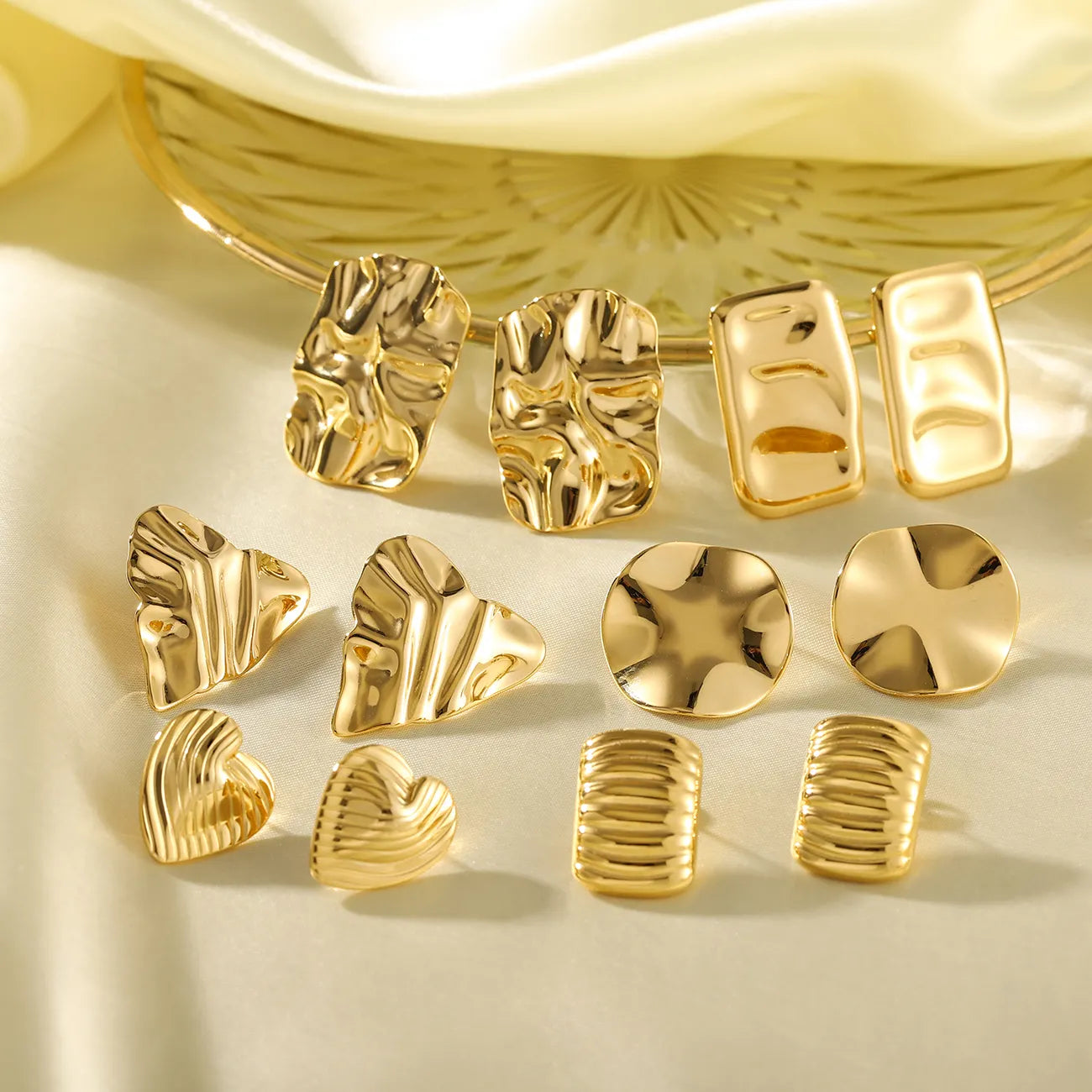 Gold Geometric Earrings