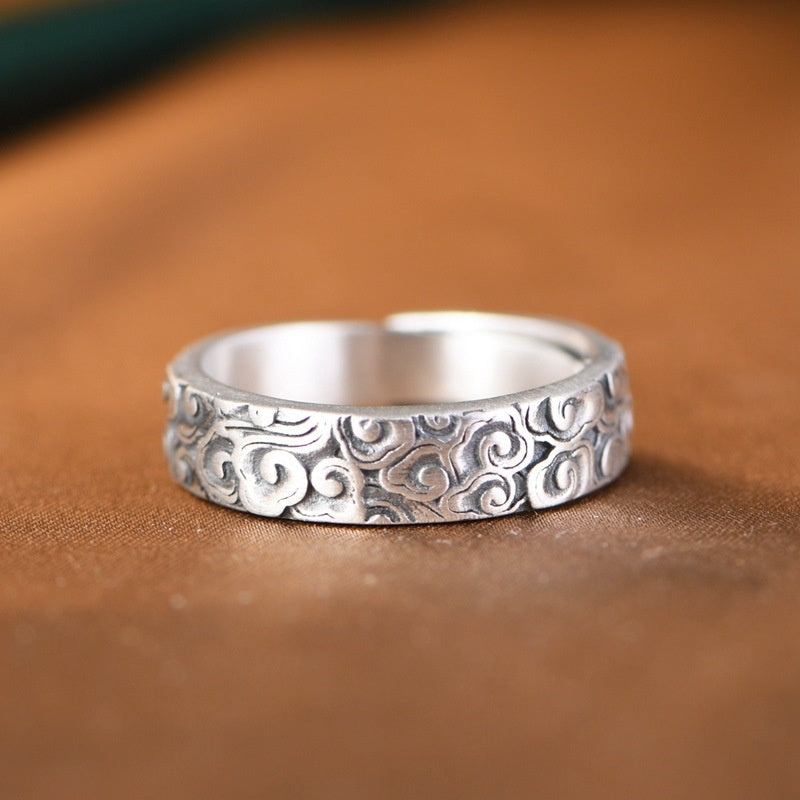 Wind Auspicious Cloud Pattern Ring