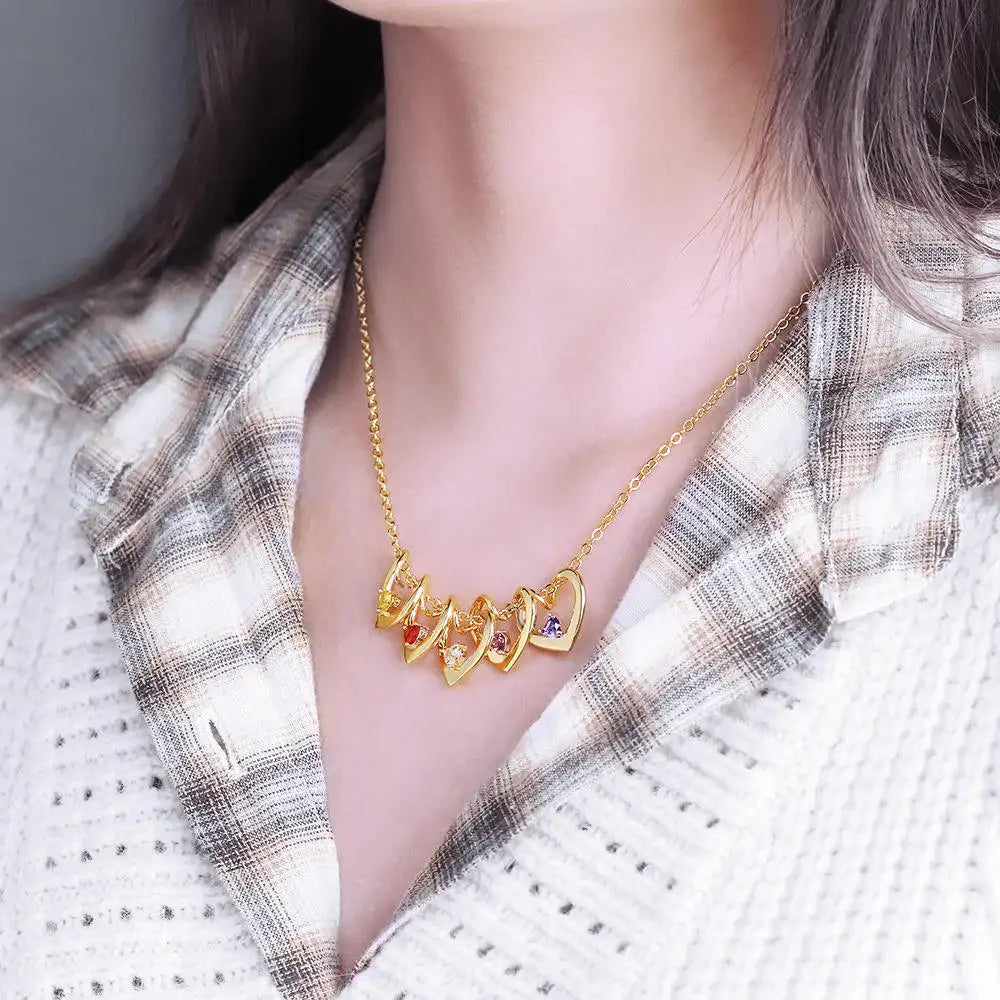 Linked Hearts Necklace