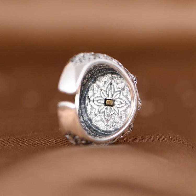 Ivy Gold Cross Ring