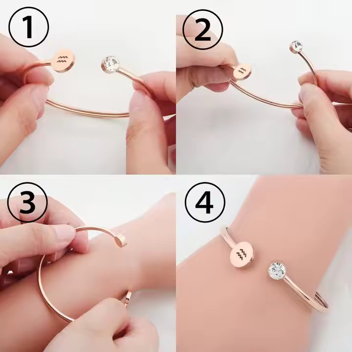 Crystal Zodiac Cuff