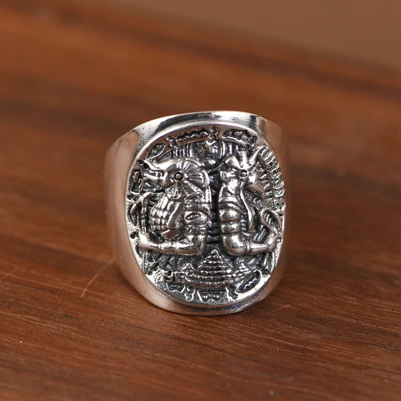 Warrior Silver Ring