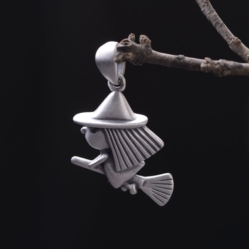 Broom Necklace