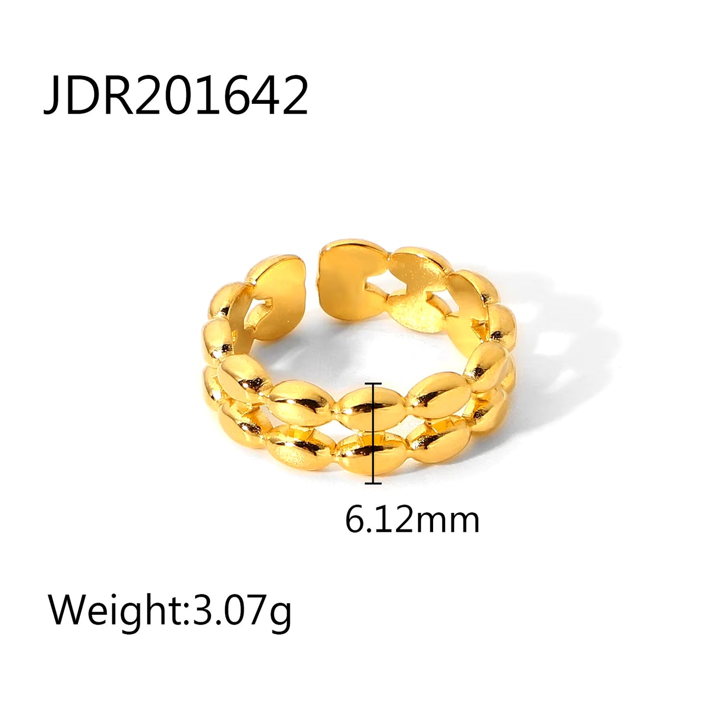 Multilayer Open Finger Rings