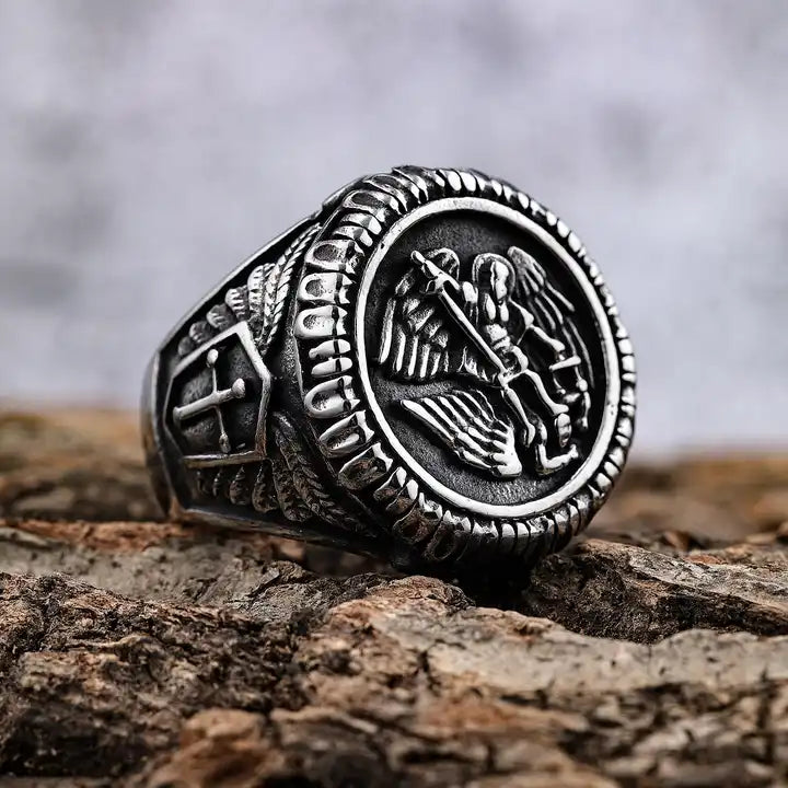 Saint Michael ring
