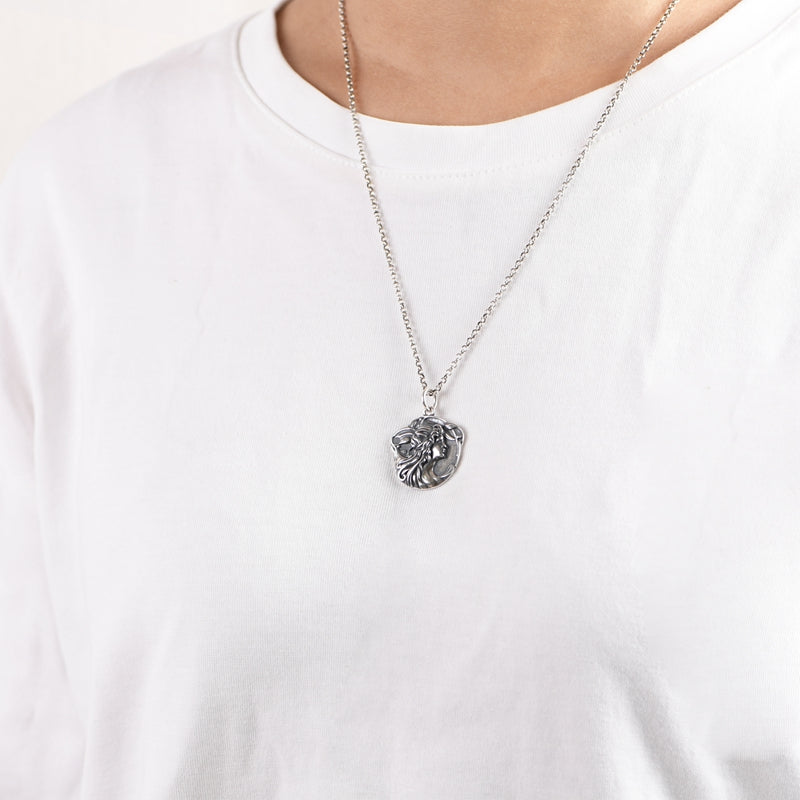 Goddess Head Necklace
