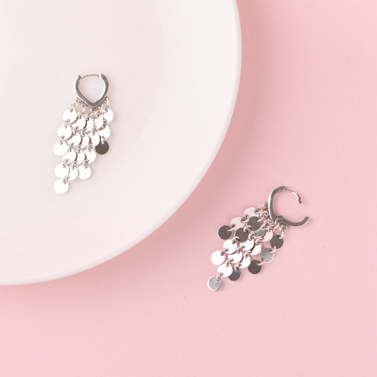 Heart Tassel Earrings