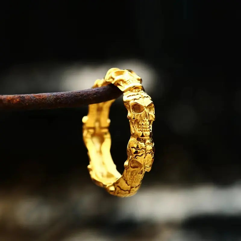 Minimalist Skull Ring