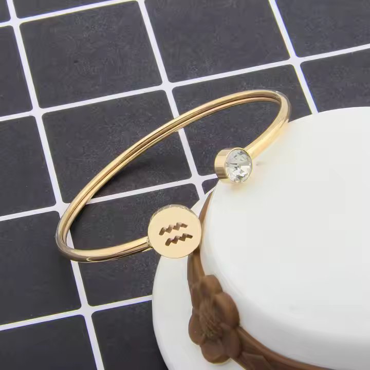 Crystal Zodiac Cuff