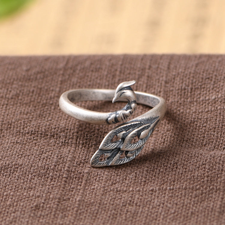 Peacock Adjustable ring