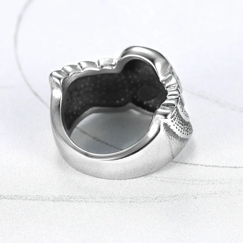 Skull With Wings Ring
