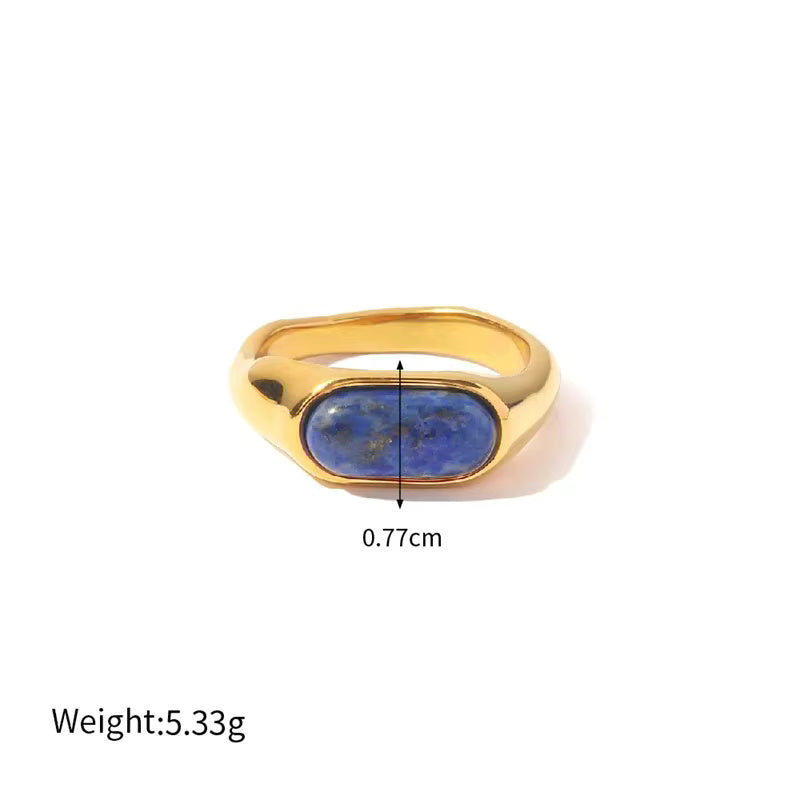 Gold Stone Ring