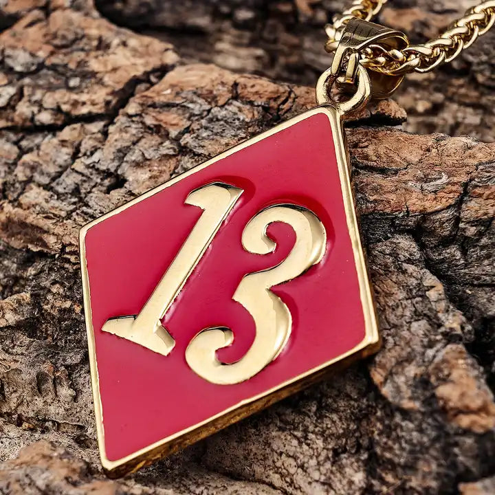 Number 13 Pendant