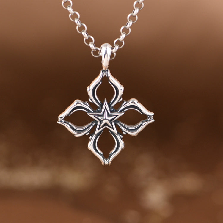 Cross Star Necklace