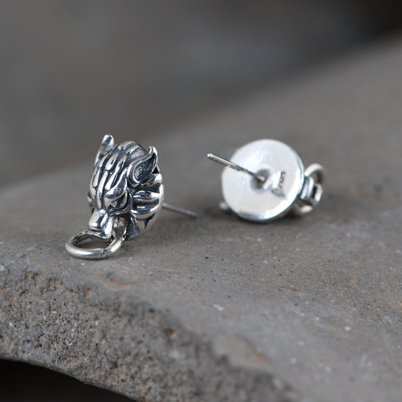 lion Stud Earrings