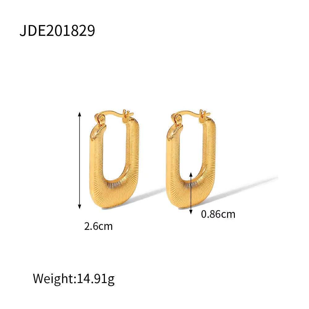 Gold Hoop Earrings