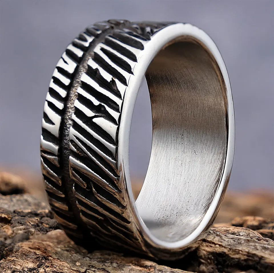 Tire tread wheel pattern Rings