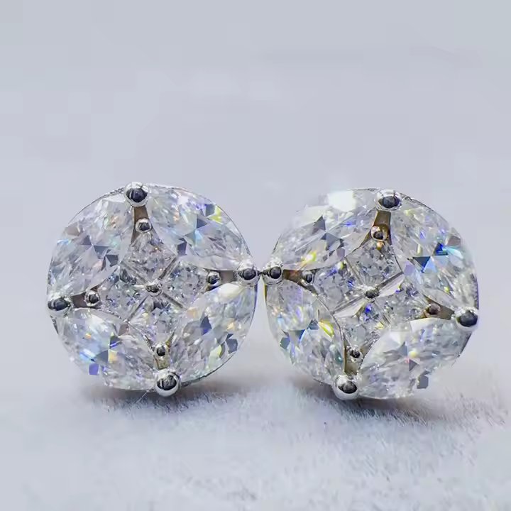 Moissanite Stud Earrings
