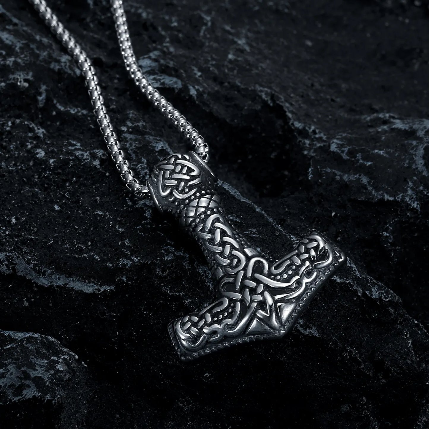 Runic Hammer Pendant