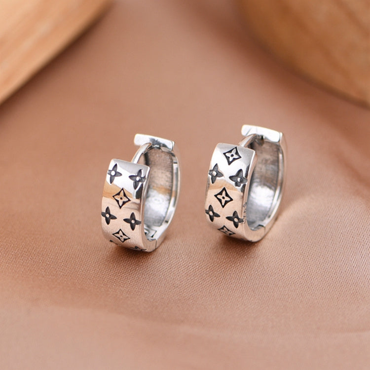 Star Round Earrings