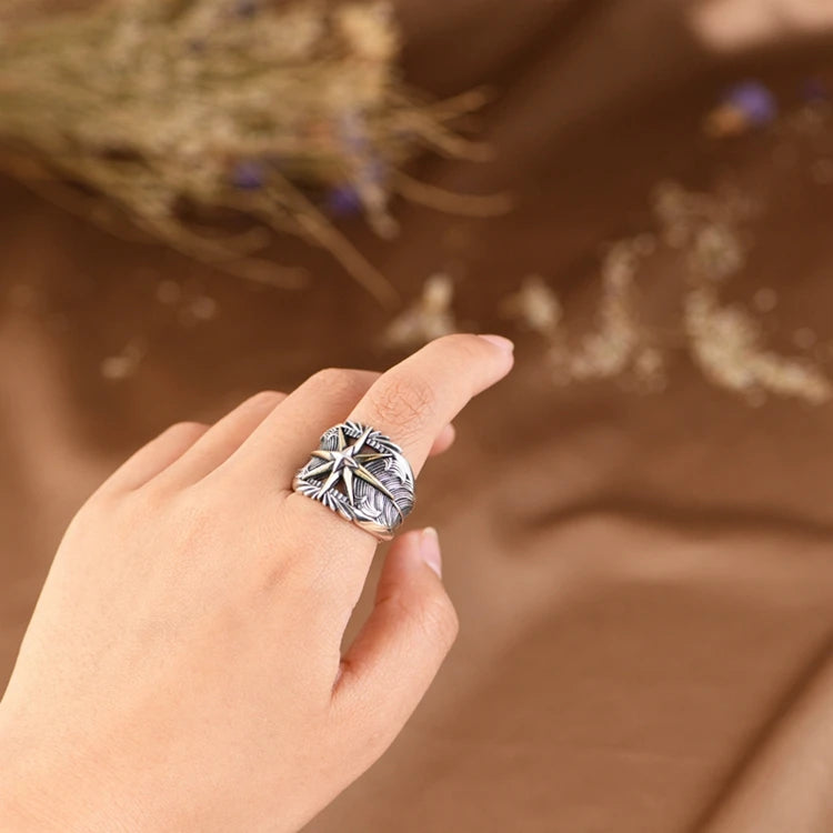 Gold Star Ring