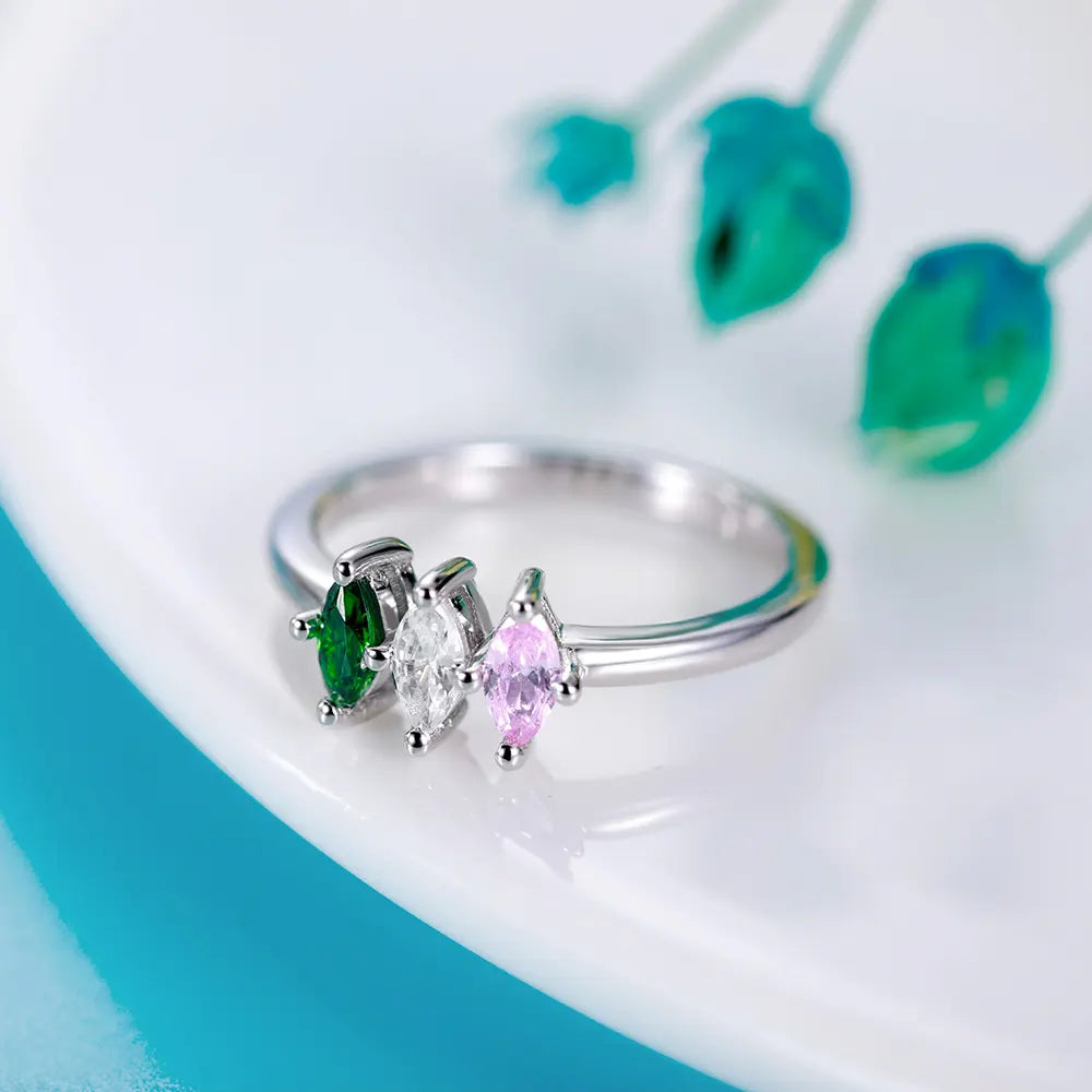 Silver Birthstone Ring