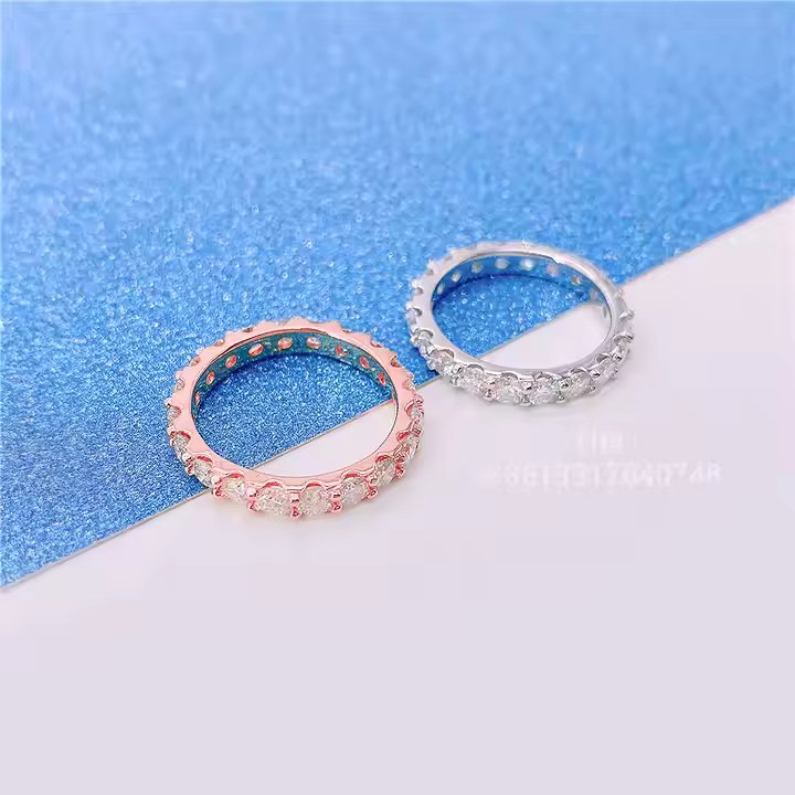 Moissanite Eternity Ring