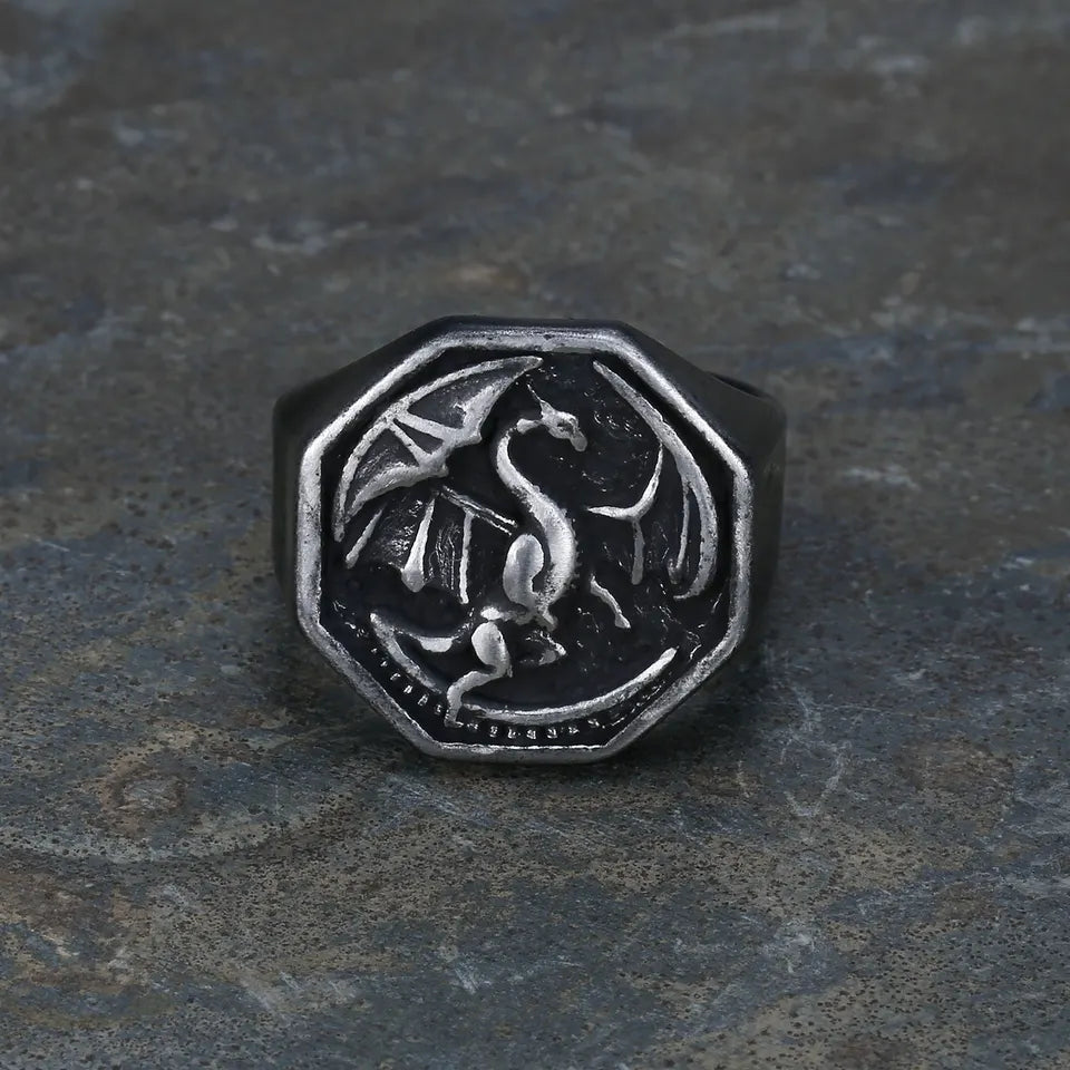 Dragon Silver Ring
