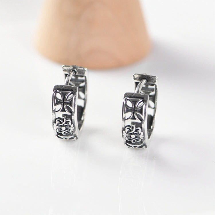 Hollow Cross Earrings