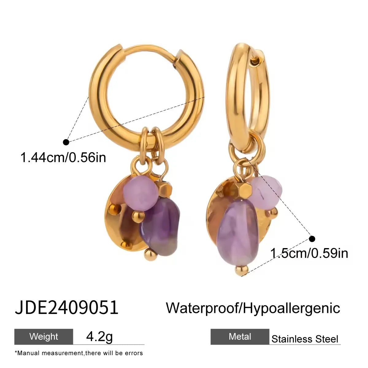 Stone Hammer Earrings