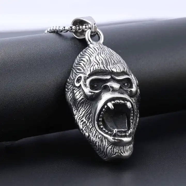 Gorilla Head Pendant