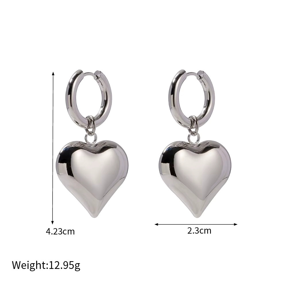 Heart Smooth Earrings